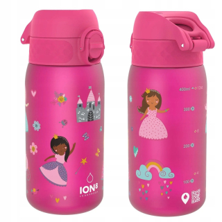 Detská fľaša na vodu Ion8 I8RF350PRPRIN Princess 350 ml ružová